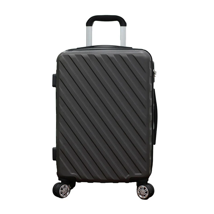Diagonal Stripe ABS Luggage