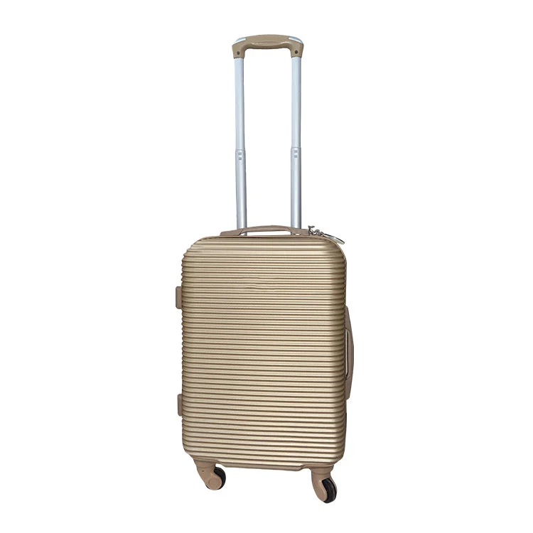 Pahalang na Stripe ABS Luggage