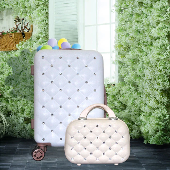 Crystal Embellished Abs Suitcase Crystal Embellished Abs Suitcase