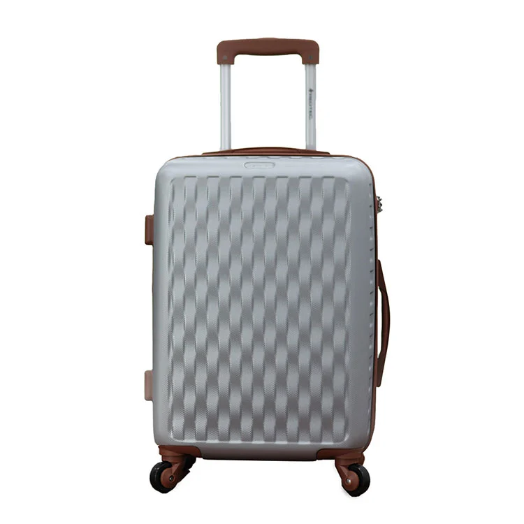 Woven Bag Texture ABS Luggage